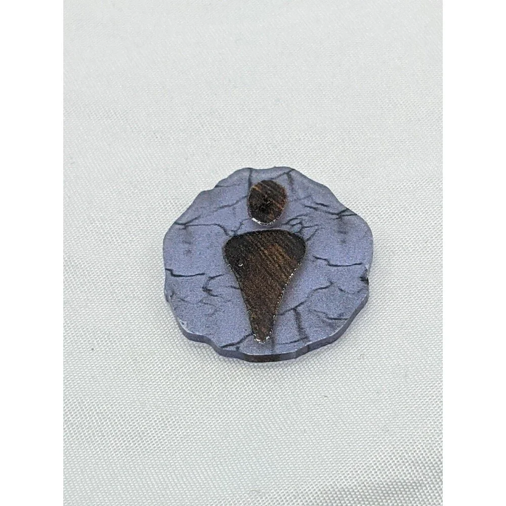 Lot Of (12) Spirit Island Acrylic Blue Player Turn Reminder Tokens